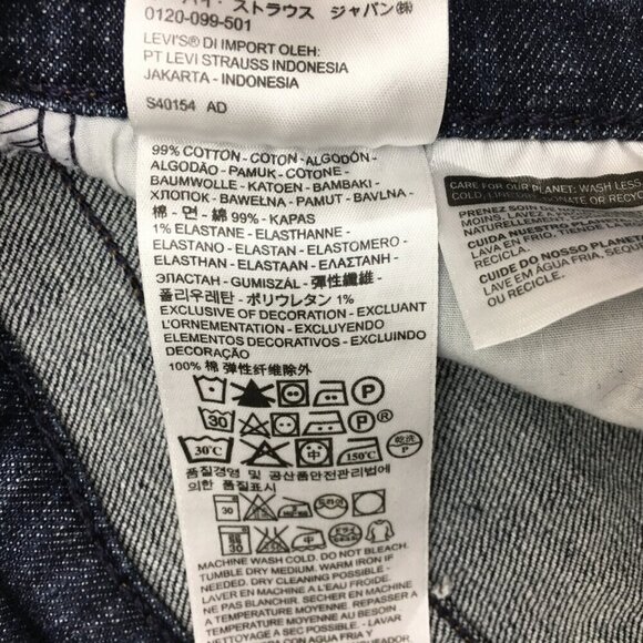 Levi's 515 Women's Jeans Boot Cut Dark Wash Stretch size 12 length 32" - Picture 9 of 11